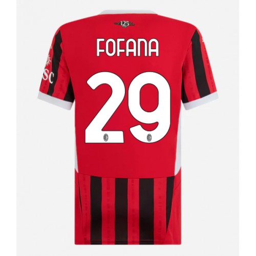 Fotballdrakt Dame AC Milan Youssouf Fofana #29 Hjemmedrakt 2024-25 Kortermet